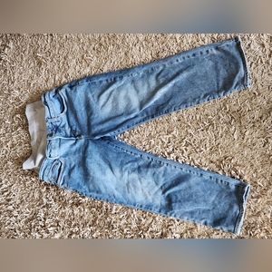 Blanqi postpartum straight cropped jeans